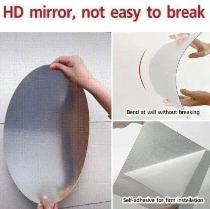 Oval Shape Mirror (Pack of 1)