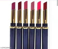 Premium Matte Lipsticks (Multicolor, Pack of 6)