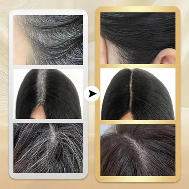 Instant Hair Dye Stick with Built-in Comb, Gray Hair Dye, 2-in-1 Touch-Up Comb